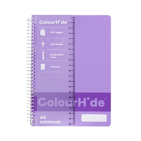 ColourHide A5 200 Page Notebooks - main image