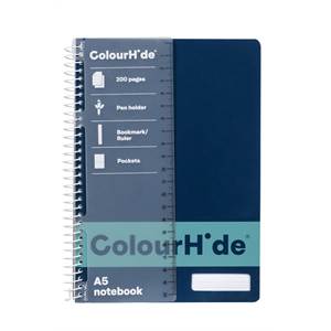 ColourHide A5 200 Page Notebooks