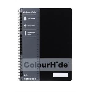ColourHide A4 120 Page Notebooks