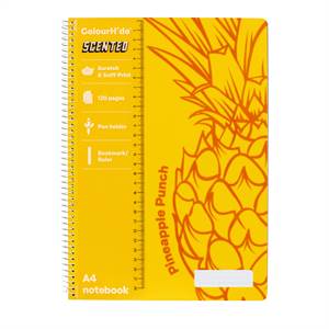 ColourHide Scented Notebook A4 120pg - Pineapple - main image