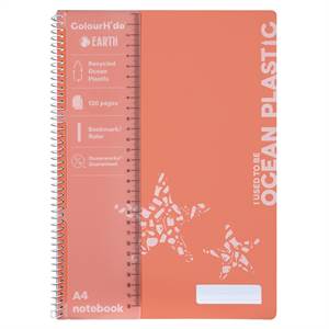 ColourHide Notebook A4 120pg - Coral