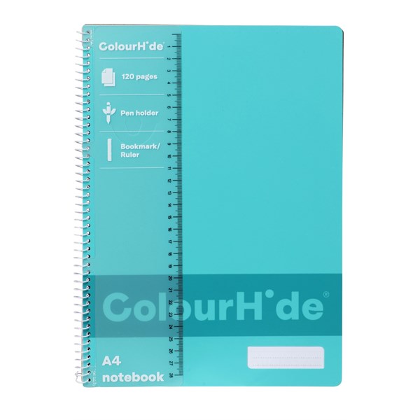 ColourHide A4 120 Page Notebooks - main image