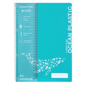 ColourHide Notebook A4 120pg - Aqua